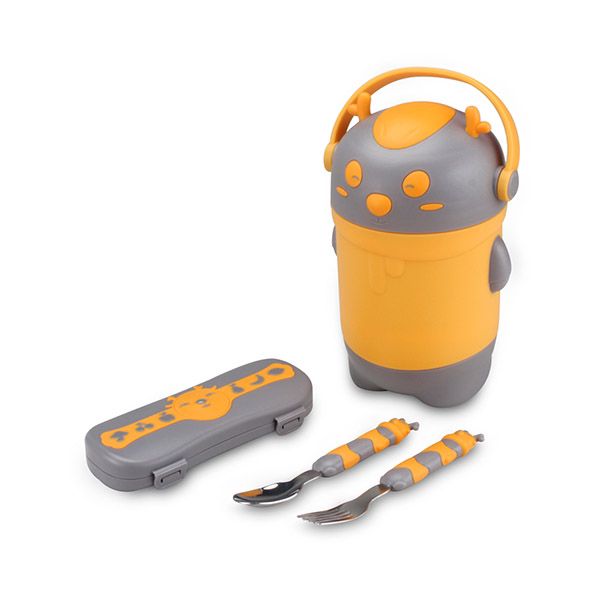 YOBOX COMPARTMENT LUNCH BOX WITH LUNCH BAG AND CUTLERY SET 3 IN 1